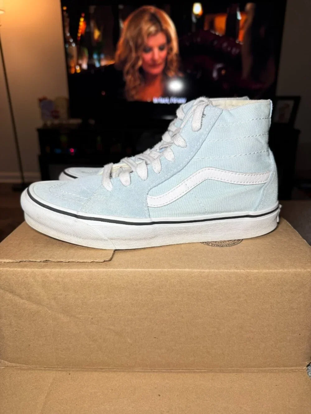 Light blue vans